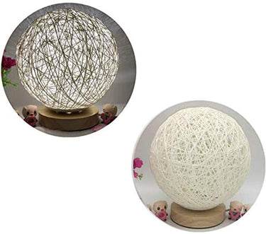 Decorative Bedside Moon Lamp USB Charger